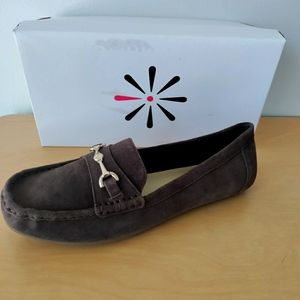 Isaac Mizrahi Live! Annie 10W brown suede